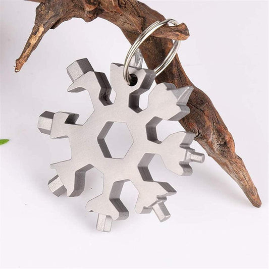 Screwdriver Tool-18 in 1 Multi-Purpose Snowflake Shaped Stainless Steel Screwdriver Tool