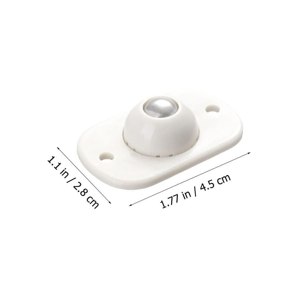 Adhesive Wheel-Mini Casters 360 Degree Rotation Self Adhesive Wheels Pulley (Pack of 4)